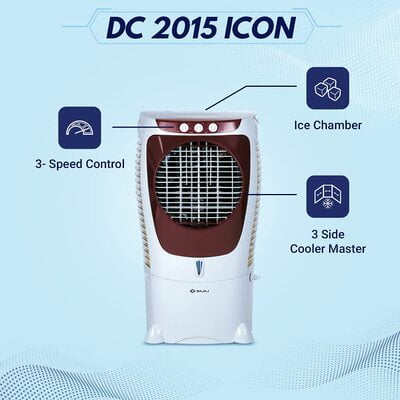 Bajaj DC 2015 ICON 43L Desert Air Cooler with Turbo Fan Technology Bajaj DC 2015 ICON 43L Desert Air Cooler with Turbo Fan Technology