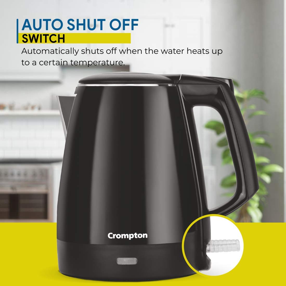 CROMPTON ACGEK-INSTAHOT1.5 1500W, ELECTRIC KETTLE