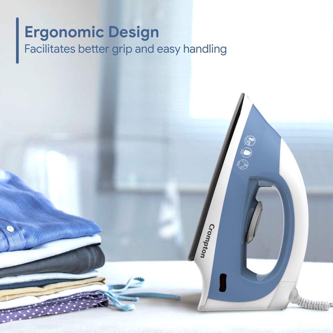Crompton Dry Iron BRIO 1000 Watt Crompton Dry Iron BRIO 1000 Watt