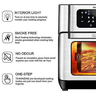 Inalsa Aero Crisp Air Fryer Oven with Extra Large Capacity