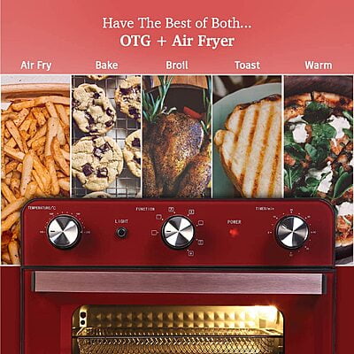 Wonderchef Crimson Edge Compact Air Fryer oven 23L Wonderchef Crimson Edge Compact Air Fryer oven 23L