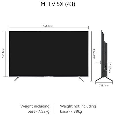 Xiaomi Mi TV 5X 108cm (43 Inch) Ultra HD 4K LED Android Smart TV