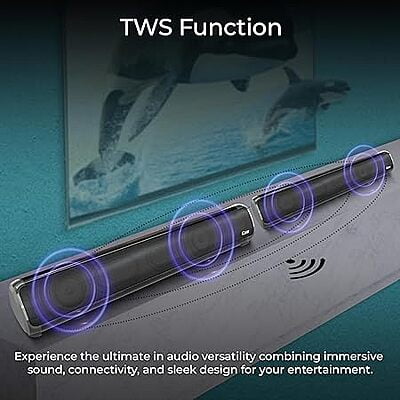 i GEAR immerse soundbar 20 Watts Bluetooth Speaker i GEAR immerse soundbar 20 Watts Bluetooth Speaker
