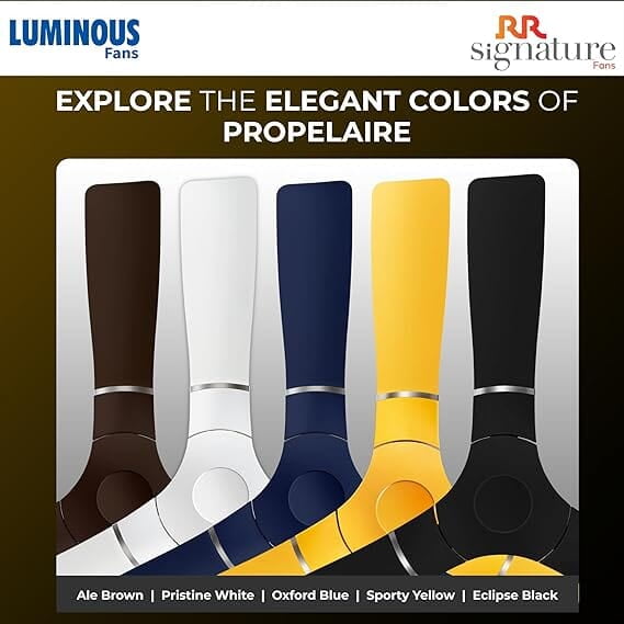 Luminous 1200mm Propelaire Ceiling fan oxford blue nst Luminous 1200mm Propelaire Ceiling fan oxford blue nst