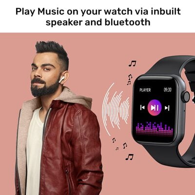 Fire-Boltt Ring Bluetooth Calling Smartwatch with SpO2 & 1.7” Metal Body with Blood Oxygen Monitoring, Continuous Heart Rate, Full Touch & Multiple Watch Faces