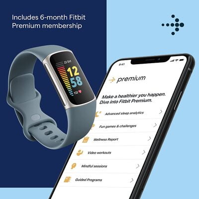 Fitbit Charge 5 Advanced Health & Fitness Tracker with Built-in GPS, Stress Management, Fitbit Charge 5 Advanced Health & Fitness Tracker with Built-in GPS, Stress Management,