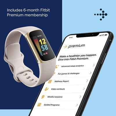 Fitbit Charge 5 Advanced Health & Fitness Tracker with Built-in GPS, Stress Management, Fitbit Charge 5 Advanced Health & Fitness Tracker with Built-in GPS, Stress Management,