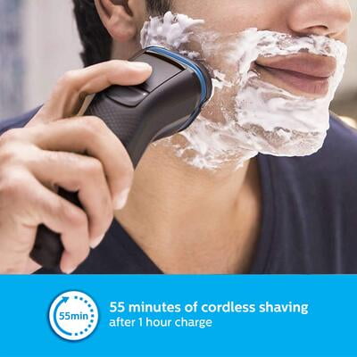 Philips Cordless Electric Shaver S3122/55, 5D Pivot & Flex Heads, 27 Comfort Cut Blade Philips Cordless Electric Shaver S3122/55, 5D Pivot & Flex Heads, 27 Comfort Cut Blade