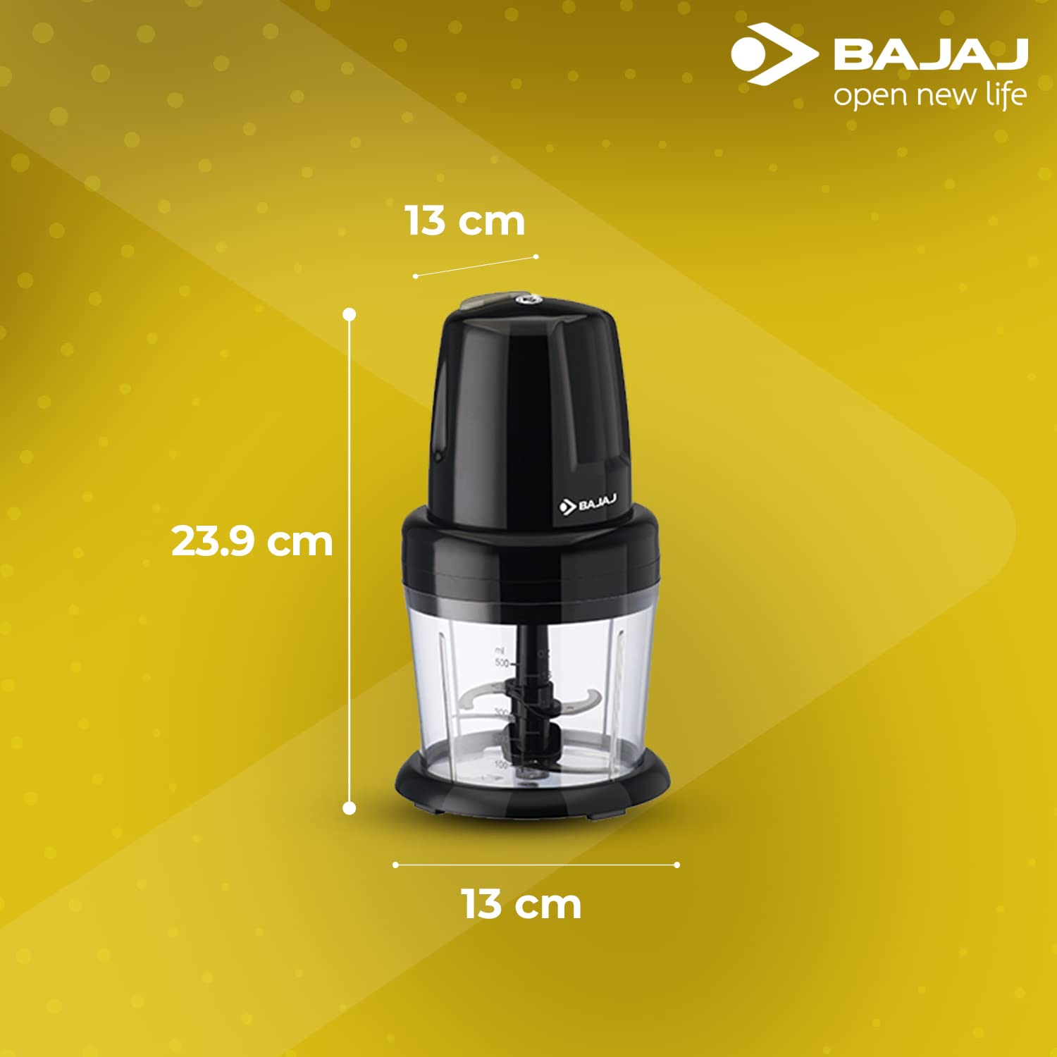 Bajaj 800 ml Chop Pro Chopper with Whisking Blade Bajaj 800 ml Chop Pro Chopper with Whisking Blade