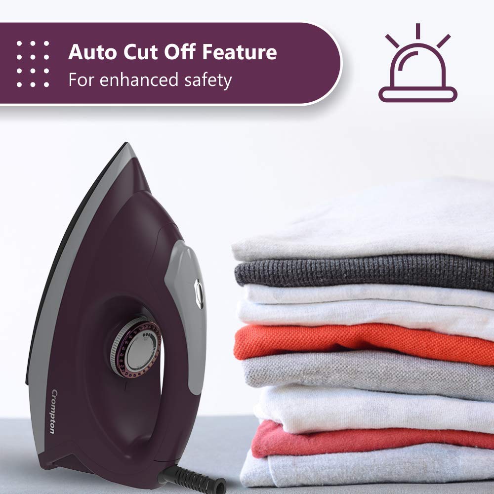 CROMPTON ACGEI PEBBLE 1100 W DRY IRON CROMPTON ACGEI PEBBLE 1100 W DRY IRON