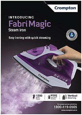 Crompton FABRIMAGIC-1200W steam iron Crompton FABRIMAGIC-1200W steam iron