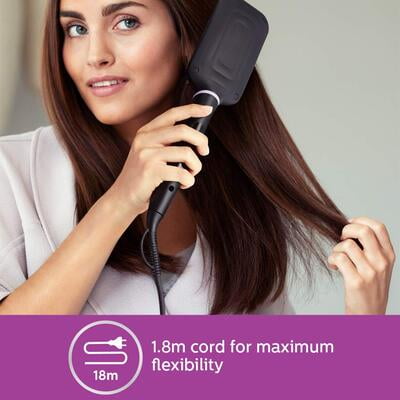 Philips BHH880/10 50 Watts Hair Straightening Brush With Keratin Infused Bristles (Black) Philips BHH880/10 50 Watts Hair Straightening Brush With Keratin Infused Bristles (Black)