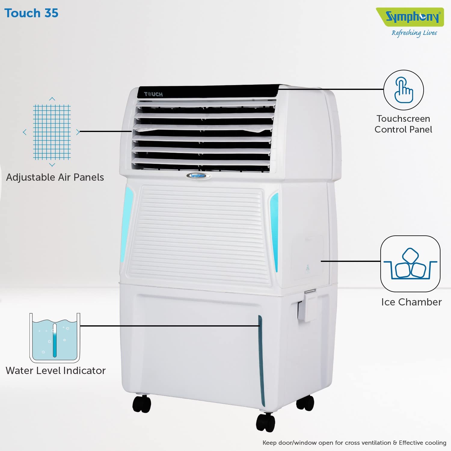 SYMPHONY AIR COOLER TOUCH 35