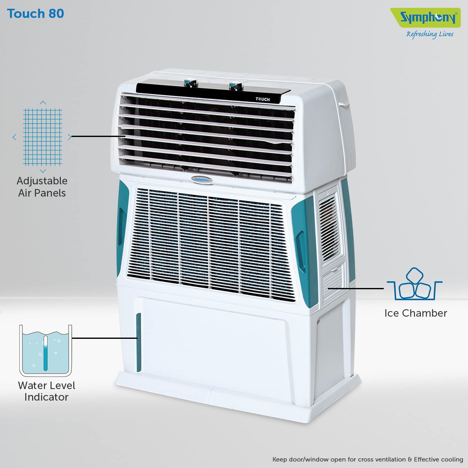SYMPHONY AIR COOLER TOUCH-80 SYMPHONY AIR COOLER TOUCH-80