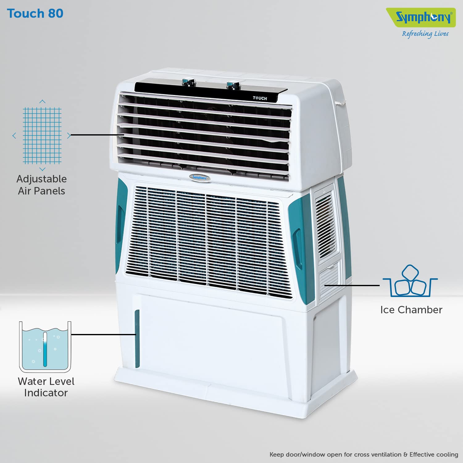 SYMPHONY AIR COOLER TOUCH-80