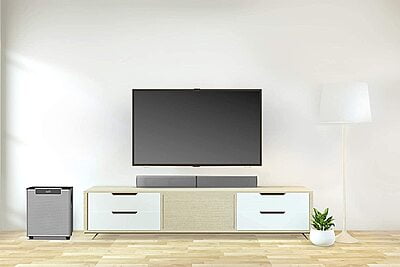Philips Audio MMS2220B 2.1 Speaker 120W Bluetooth Convertible Multimedia Sound bar/Speaker