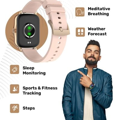 Fire-Boltt Beast SpO2 1.69” Industry’s Largest Display Size Full Touch Smart Watch with Blood Oxygen Monitoring, Heart Rate Monitor, Multiple Watch Faces & Long Battery Life