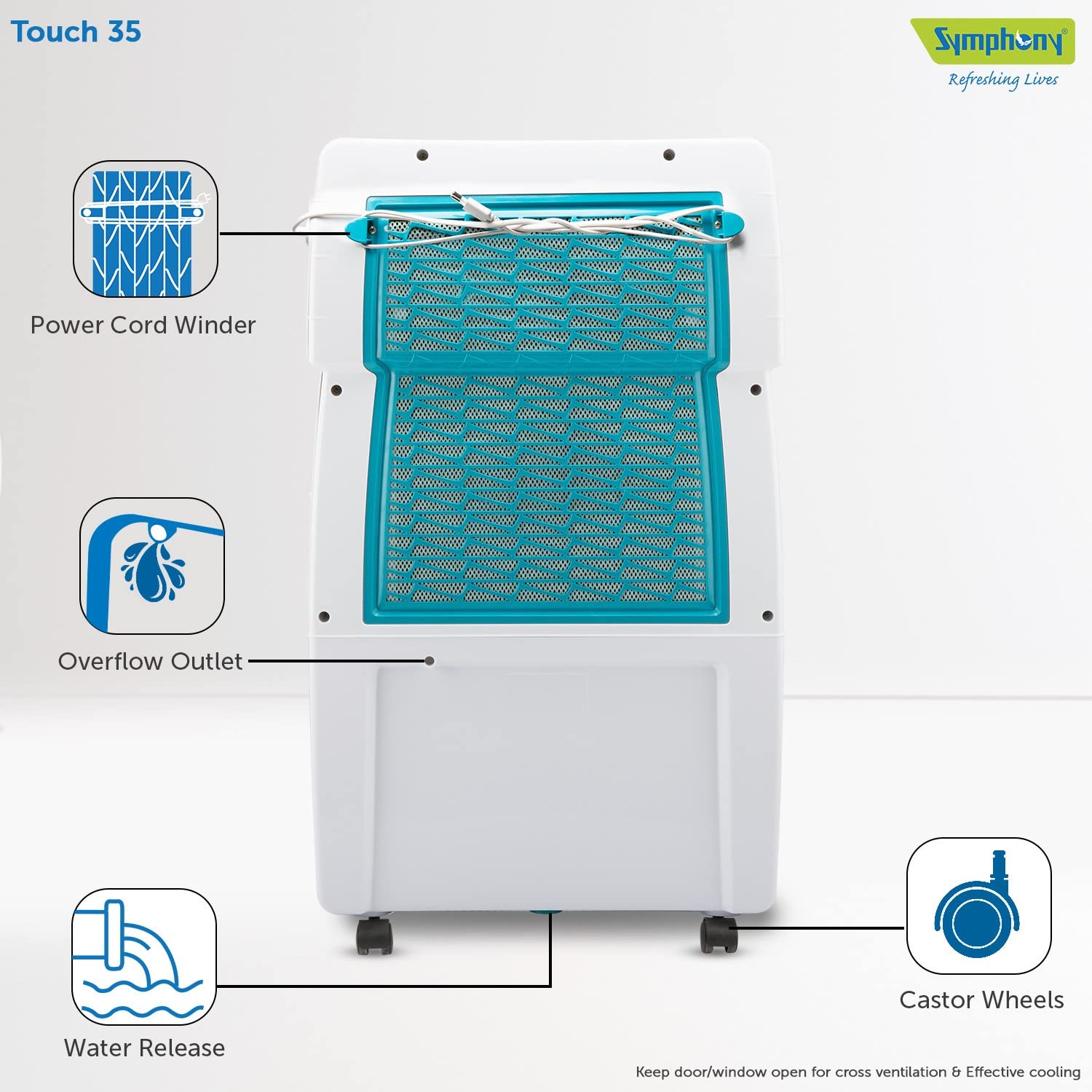 SYMPHONY AIR COOLER TOUCH 35