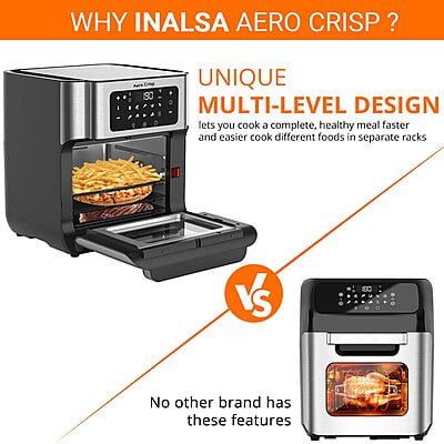 Inalsa Aero Crisp Air Fryer Oven with Extra Large Capacity