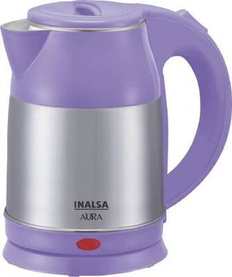 Inalsa Aura Electric Kettle  (1.8 L, Purple, Silver)