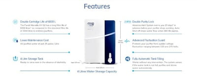 HUL Pureit Marvella G2 UV 4 Stage Table Top/Wall Mountable 4 litres Water Purifier HUL Pureit Marvella G2 UV 4 Stage Table Top/Wall Mountable 4 litres Water Purifier