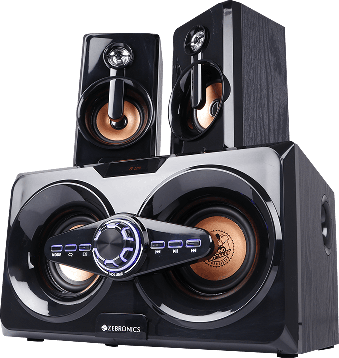 Zebronics Zeb-BT371RUCF 72 Watt 2.2 Channel Speaker Zebronics Zeb-BT371RUCF 72 Watt 2.2 Channel Speaker