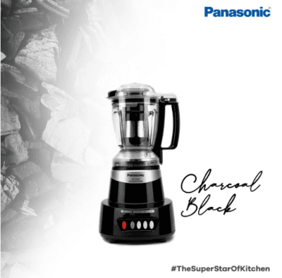 Panasonic Mixer Grinder Mx-Av425Blk Charcol Black Panasonic Mixer Grinder Mx-Av425Blk Charcol Black