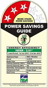 LLOYD WINDOW AC 1.0 TON 3STAR  LW12B3EW