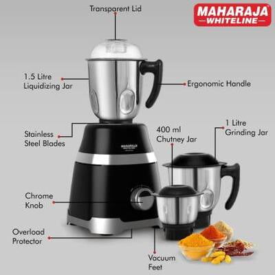 Maharaja Whiteline Ultramax HD Mixer Grinder Maharaja Whiteline Ultramax HD Mixer Grinder