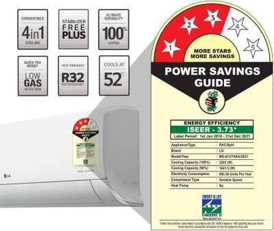 LG KS-Q18ENZA 1.5 Ton 5 Star Inverter Split AC LG KS-Q18ENZA 1.5 Ton 5 Star Inverter Split AC