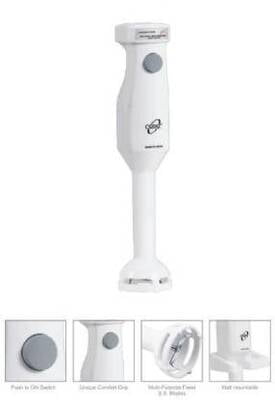 Orpat HHB-100E WOB 250-Watt Hand Blender (White)