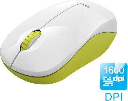 Portronics Wireless Mouse Toad 12-Yellow POR987
