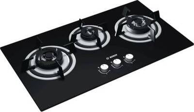 Bosch PBD7331MS 3 Burner Tempered Glass Automatic Gas Stove