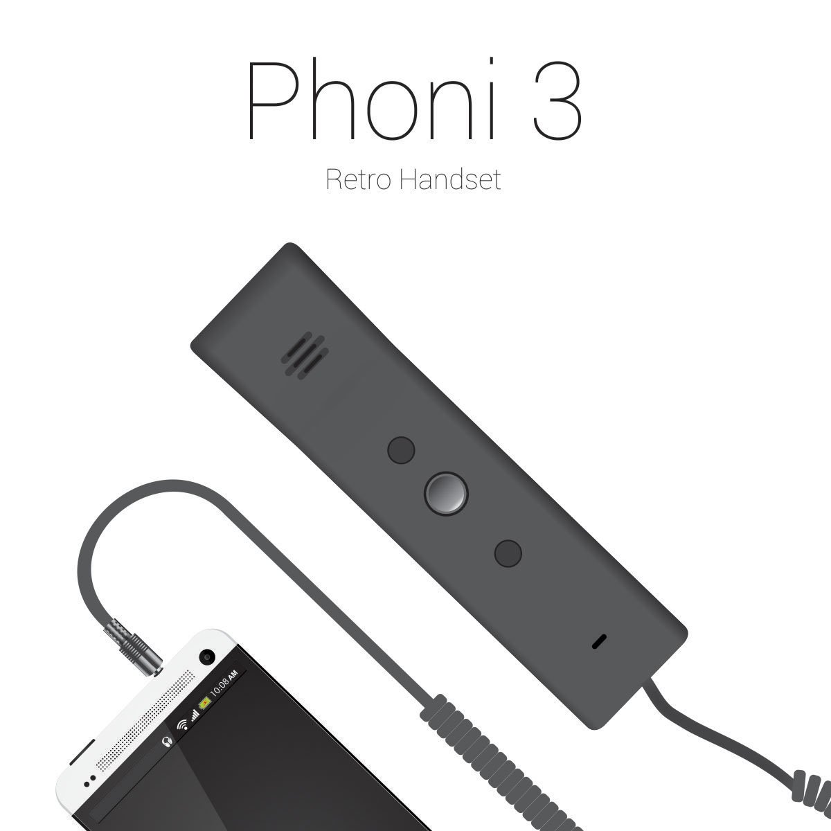 PORTRONICS PHONI 3 BLACK POR687 PORTRONICS PHONI 3 BLACK POR687