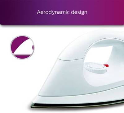 Philips HI113 1000-Watt Plastic Body PTFE Coating Dry Iron Philips HI113 1000-Watt Plastic Body PTFE Coating Dry Iron
