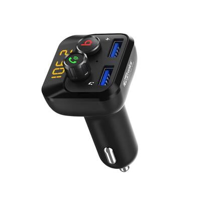 Portronics POR 320 AUTO 10, a Bluetooth - FM Transmitter in-Car Radio Adapter for Hands-Free Calling