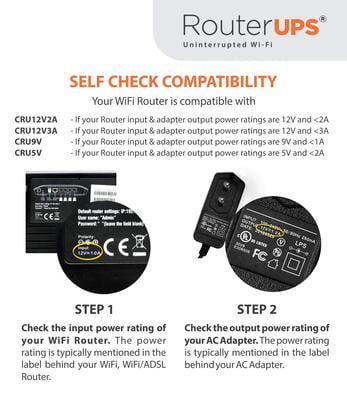RESONATE RouterUPS CRU5V2A - UPS (Power Backup) for Wi-Fi Router, ONT Device, CCTV, Set Top Box