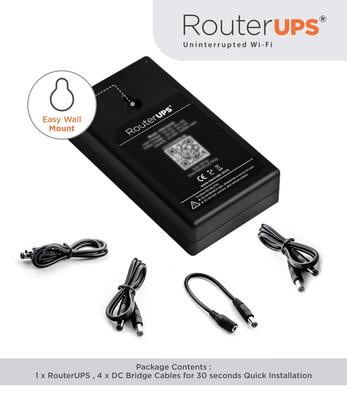RESONATE RouterUPS CRU5V2A - UPS (Power Backup) for Wi-Fi Router, ONT Device, CCTV, Set Top Box RESONATE RouterUPS CRU5V2A - UPS (Power Backup) for Wi-Fi Router, ONT Device, CCTV, Set Top Box