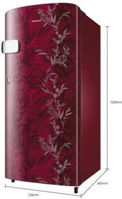 Samsung 192 litre RR19A2YCA6R Direct Cool Single Door Refrigerator Samsung 192 litre RR19A2YCA6R Direct Cool Single Door Refrigerator