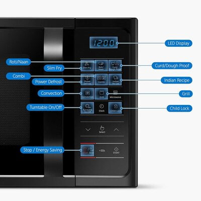 Samsung 28 L Convection Microwave Oven (MC28H5033CK, Black)