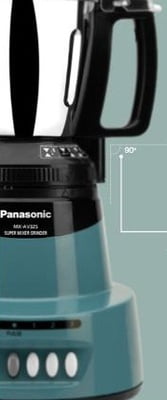 Panasonic Mixer Grinder Mx-Av325Blu Coral Blue Panasonic Mixer Grinder Mx-Av325Blu Coral Blue
