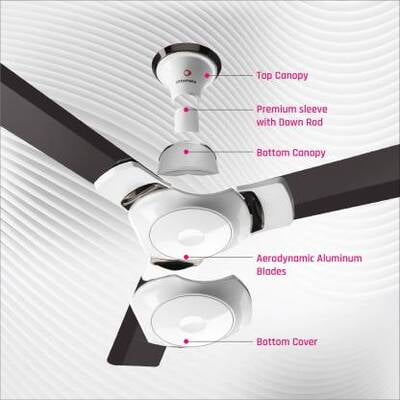 Ottomate Sense Smart 1200 mm ceiling Fan with 3 Blades Ottomate Sense Smart 1200 mm ceiling Fan with 3 Blades