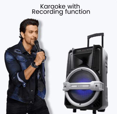 Zebronics ZEB-TRX15L DJ Trolley Speaker Zebronics ZEB-TRX15L DJ Trolley Speaker