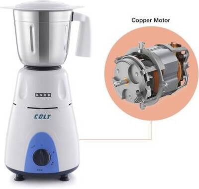 Usha Colt MG 3053 Mixer Grinder 500-W with 3 Jars Usha Colt MG 3053 Mixer Grinder 500-W with 3 Jars