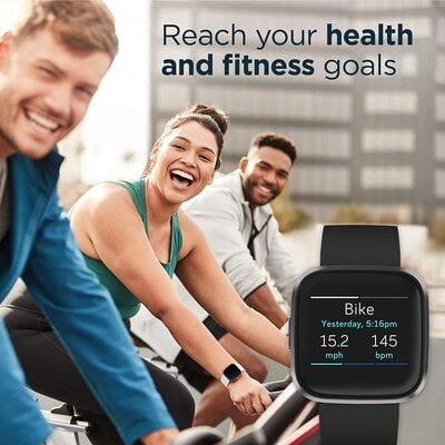 Fitbit FB507BKBK Versa 2 Health & Fitness Smartwatch