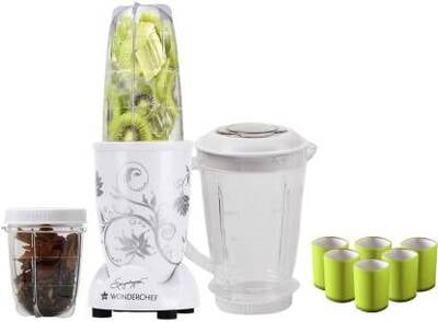 Wonderchef Nutri Blend 400 Watt Mixer Grinder 3 Jars