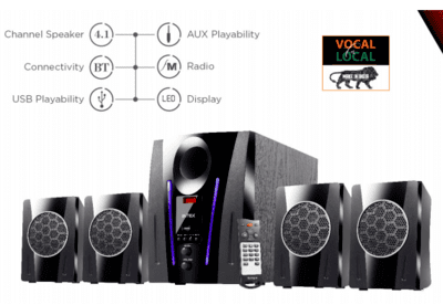 Intex 4.1 XV 2650 DIGI Plus FMUB Bluetooth Multimedia Speaker