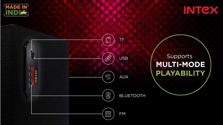 Intex Cloud TUFB 2.1 Channel Multimedia Speakers Intex Cloud TUFB 2.1 Channel Multimedia Speakers