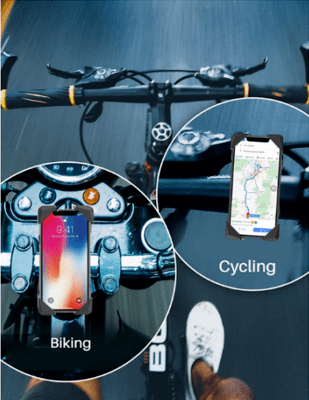 Portronics POR 1117 MoBike Universal smartphone Bike holder