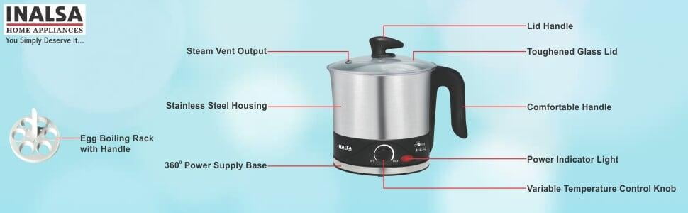 INALSA MULTI KETTLE-COOKIZY Dillimall.Com